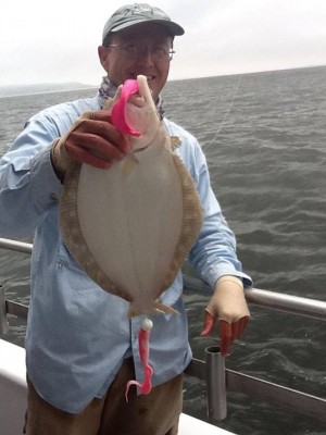 Fluking action has been great aboard the Mohawk.