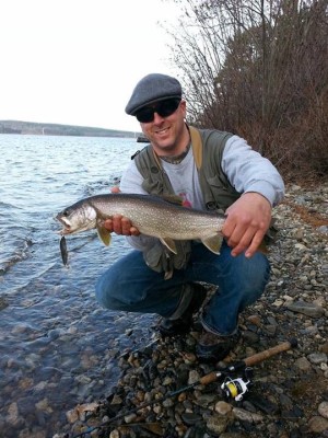 Chris Silva reported solid lake trout fishing in the Wachusett Reservoir this week.
