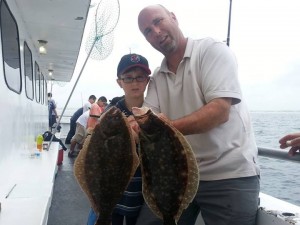 Two nice fluke caught aboard the Ocean Explorer out of Belmar early this week.