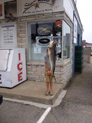 Vinny Deledda weighed in this 20-pound, 10-oz mahi at Watch Hill Outfitters this week.