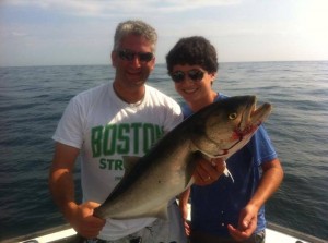 Saco Bay Tackle shared this photo of a big blue on their Facebook page.