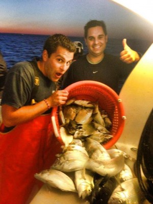 The porgies are piling aboard  Celtic Quest out of Port Jefferson.