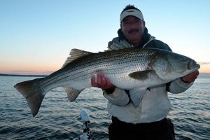 Blaine Anderson of Anderson Guide Services put this happy customer on some nice fish this week in the sound.