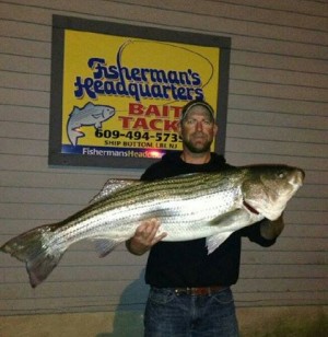 Jason Marty weighed in this 42 pounder at the Fisherman's Headquarters.
