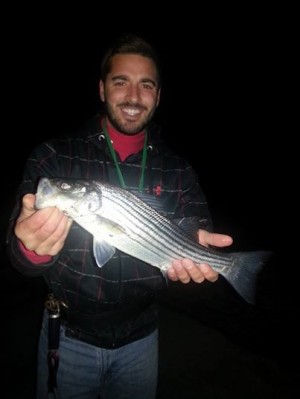 Luke Gaddis had a successful holdover striper trip this week.