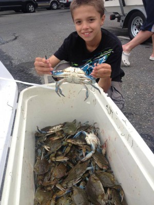 The crabbing is fantastic in the lower Connecticut River according to the guys at Fishin' Factory 3.