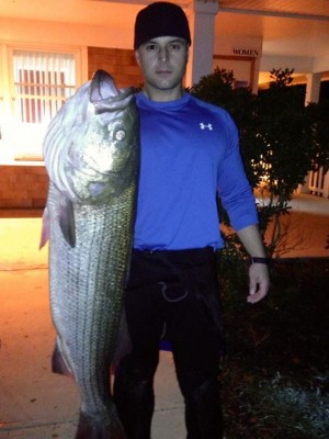 John Bruno weighed in this 37.22lbs on September 21st at Paulie's in Montauk.