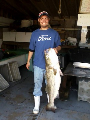 Randy Levitt 35.8lber on June 9th out of Snug Harbor