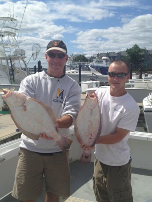 Parker Pete's has had success with the fluke bite this week.