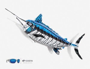 Fish Art Ad Costa Marlin