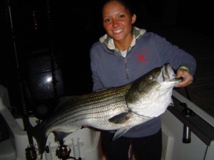 Cristina first fish CT