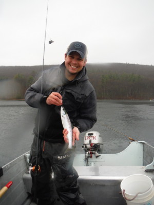 Though small, this little landlocked salmon was beautiful.