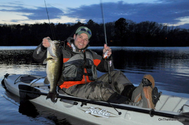 April 18, 2013 - With my Rapala scale sitting on my kitchen table, I released this fish not knowing its weight, but at least knowing it was the largest bass I'd ever caught. 
