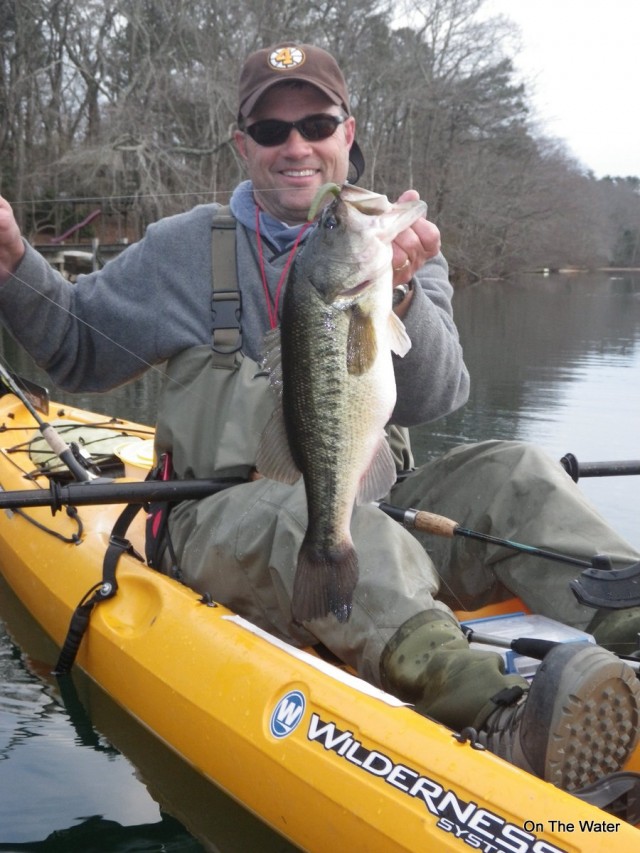 IMGP0598-001 kayak fishing largemouth bass senko cape cod northeast new england