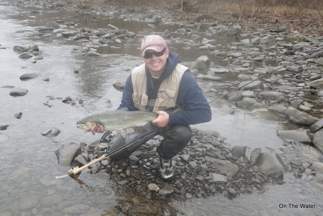 fly fishing steelhead salmon river jimmy fee