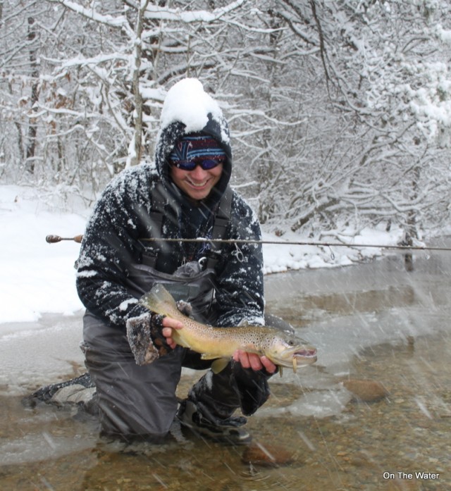 jimmy fee snow brown trout cape fishing