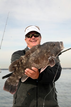 George Poveromo of Salt Water Sportsman with Blackfish