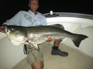 Mike Roy 46.5 pounds Mike Roy 46 pound striped bass