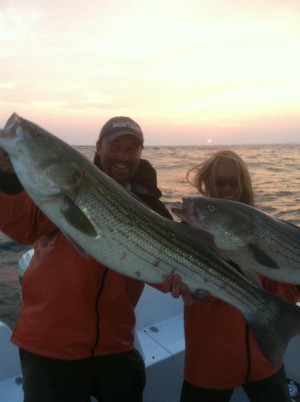 Red Sores on Striped Bass