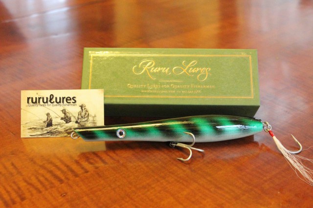 CUstom Striper Plug Pencil Popper RuRu