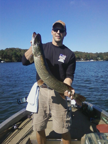 Russ Kleekamp with Pike