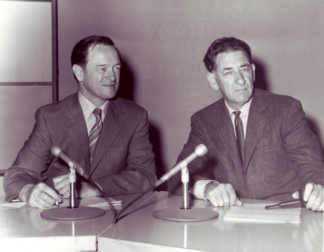 Jack and Frank Woolner hosted Woolner Outdoors on the radio. 