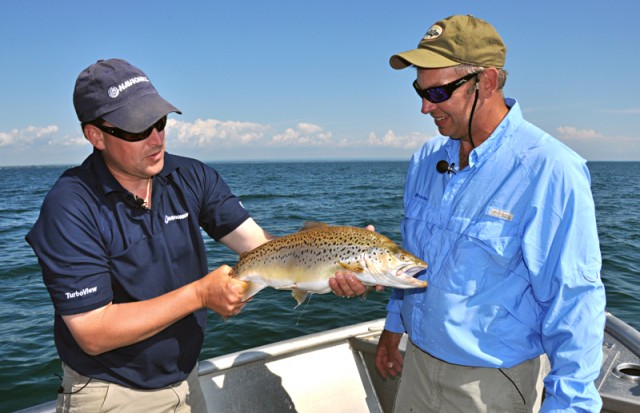 Chris Gatley and Neal Larsson Brown Trout 