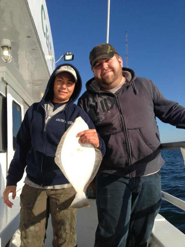 Fluke season started off strong on Wednesday. This fish was caught aboard the Celtic Quest out of Port Jefferson on May 1. 