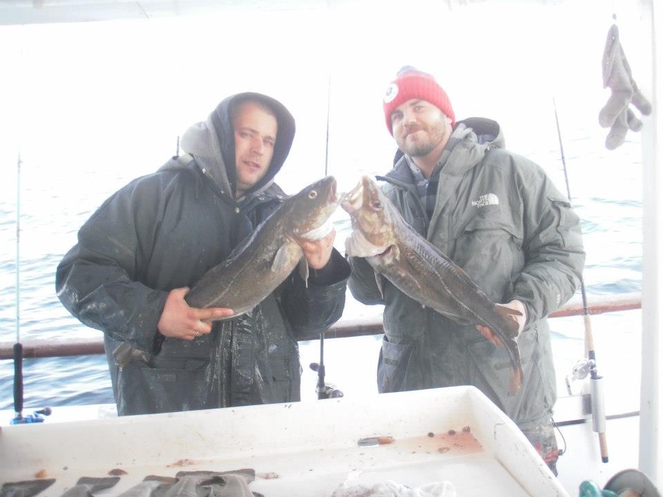 When the seas are calm, Captain Jamie and the Miss Montauk have been putting a hurting on the codfish off Block Island. 