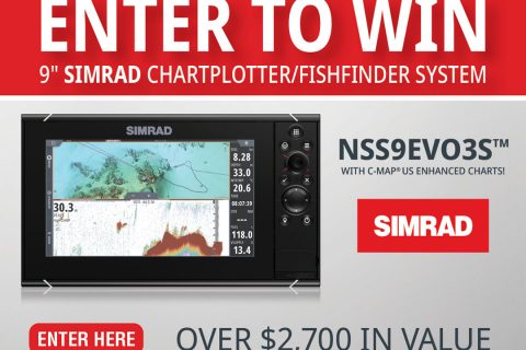 Enter to Win a Simrad NSS9 evo3S with C-MAP® US Enhanced Charts!