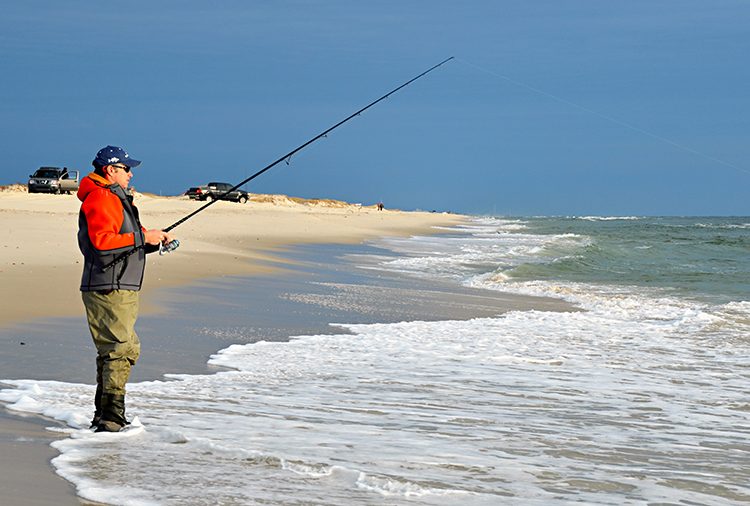 Late November in New Jersey is a great time to catch schoolie stripers during their migration south.