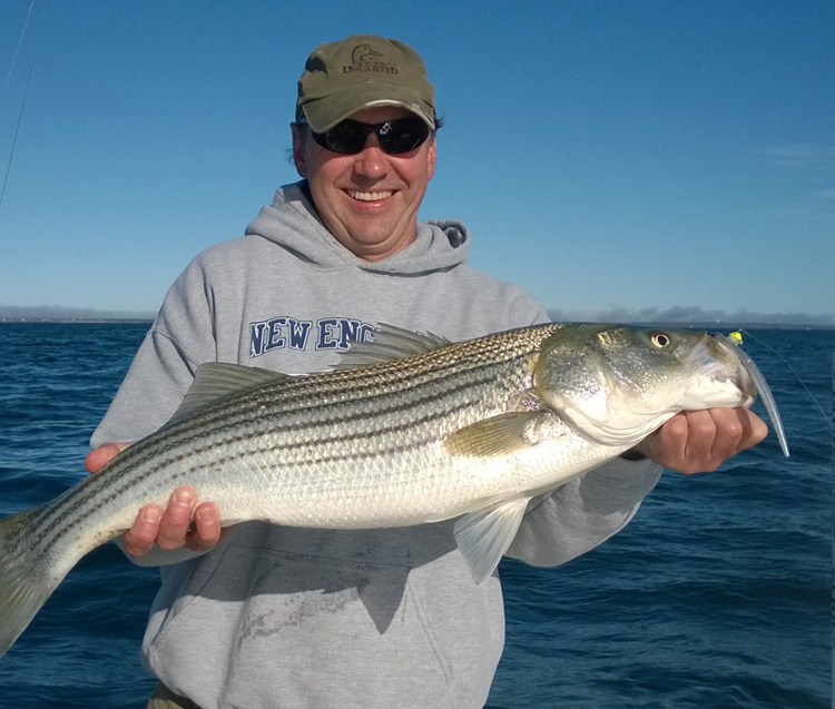 Bob Gallinger from Acton Ma with a 32" Barnstable Flat keeper.