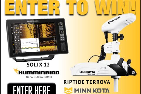 Humminbird SOLIX 12 CHIRP MEGA SI+ G2 and a Minn Kota Riptide Terrova giveaway