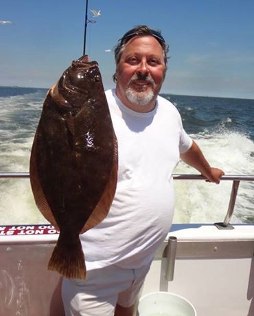 Joey's Bait Shack shared this photo of a nice fluke taken aboard the Capt. John out of Keyport.