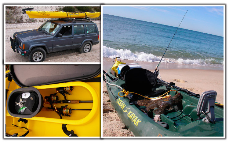 Ocean-faring kayaks rigged for fishing are a great weapon for targeting inshore species.