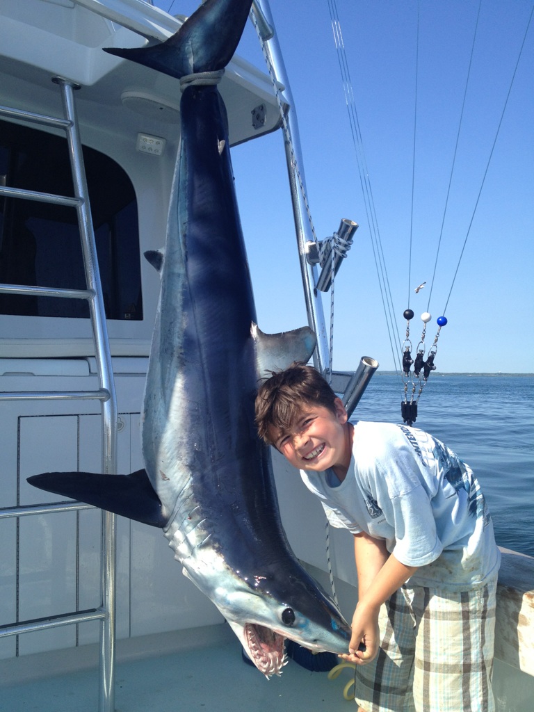 Anthony Vaccaro Jr with his first ever Mako.