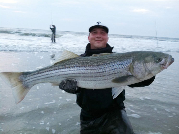 Matt Miller with a 31-pound South Jersey cow.