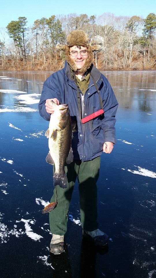 Tyler Staples caught and released this largemouth on an Upper Cape Cod pond last weekend.