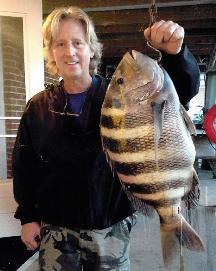 William Catino of Ventnor, New Jersey, reeled in the new state record Sheepshead on October 14, 2014. The fish weighed in at 19 pounds, 3 ounces.