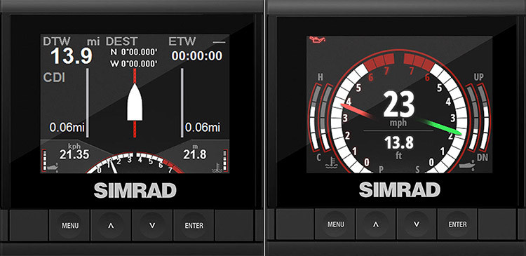 Simrad IS35 Instrument Display