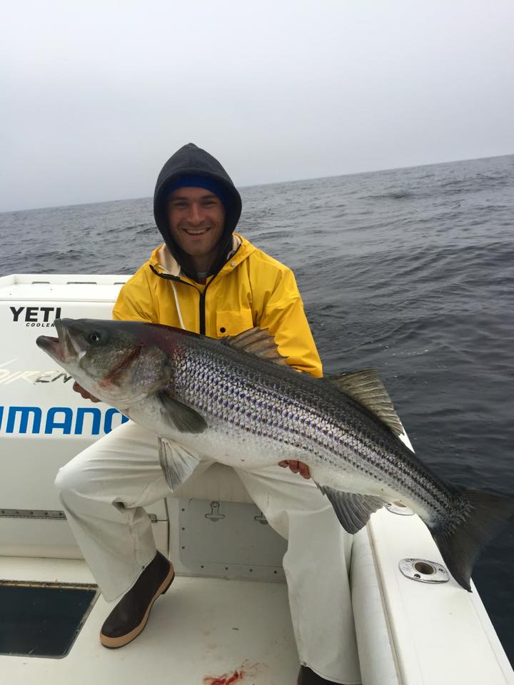 Shore Catch Guide Service Report 5/19: More bunker starting to show but the better action came on the Tony Maja Bunker spoons!