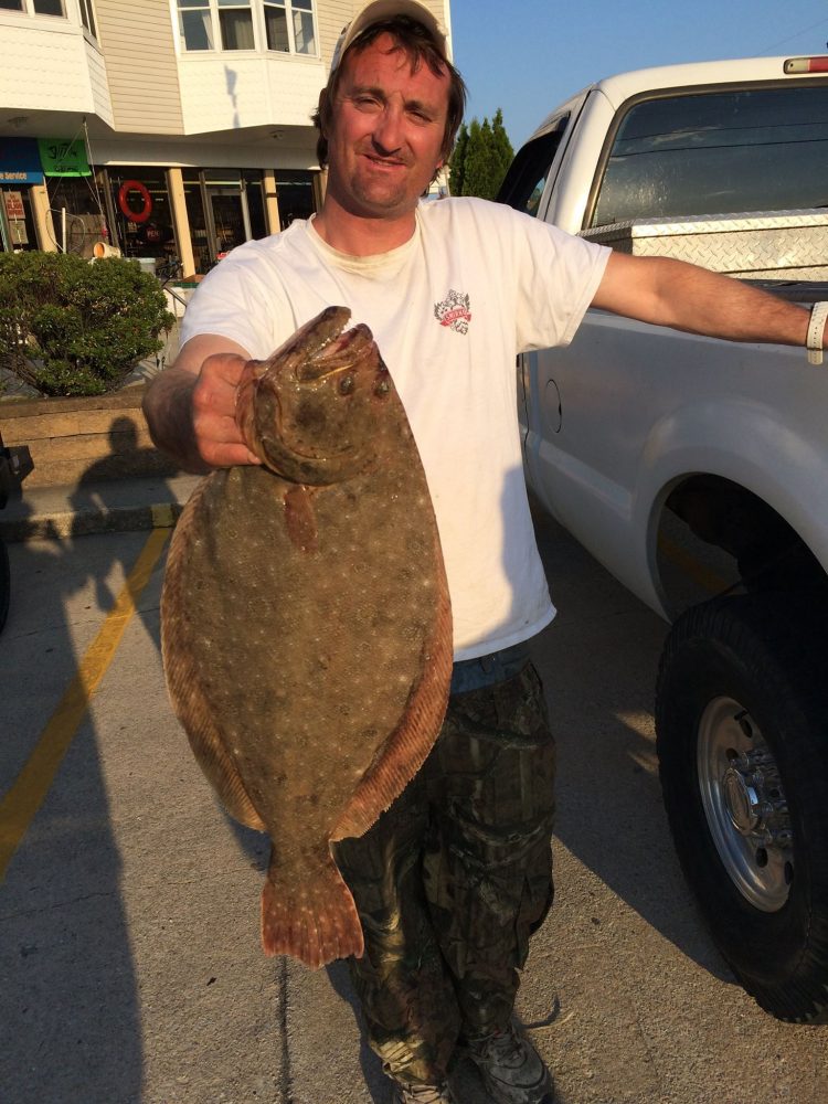 Tim S caught this prize-winning doormat during Sea Isle Bait and Tackle's opening day of fluke season tournament. 