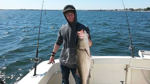 Mason Ferrell with a nice keeper bass
