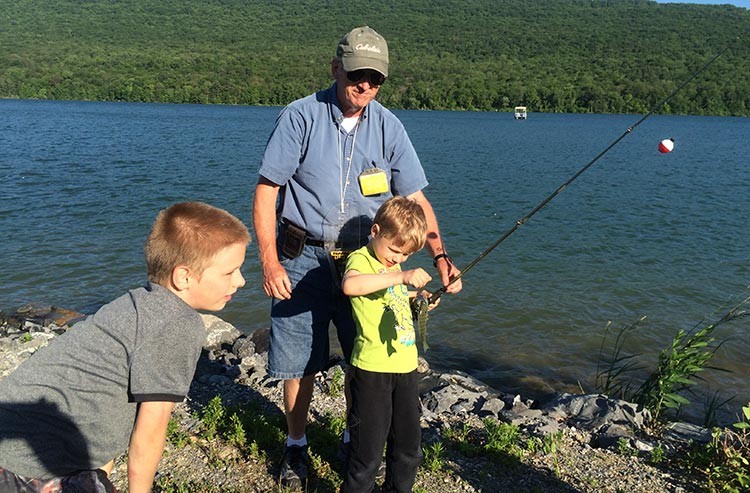 Nick Baptista was one of several youth who caught their First Fish at the NC FFF. Congratulations, Nick, on your bluegill!
