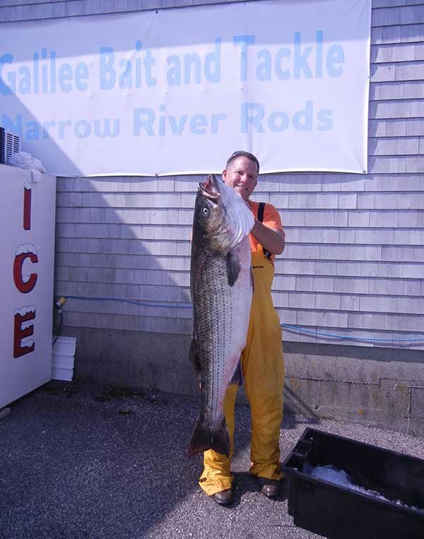 A couple monster bass came through Galilee Bait and Tackle over the holiday weekend