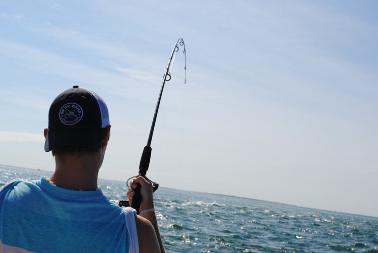 The beauty of the islands is only amplified when fishing!