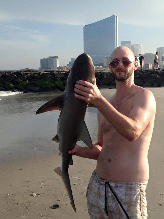 Brown sharks have hit the surf in Brigantine according to RipTide Bait and Tackle.