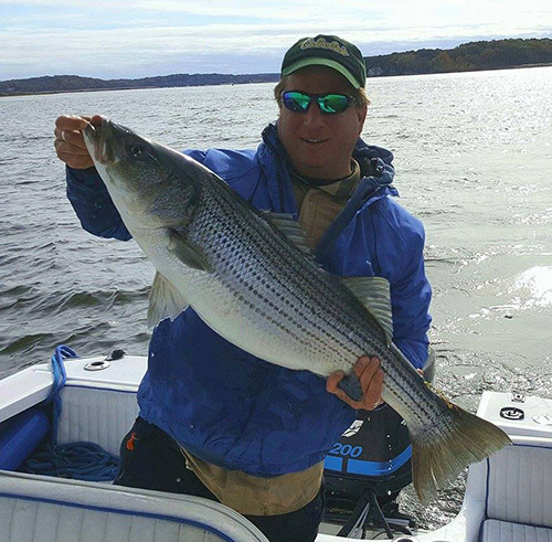 Christopher Hadgkiss caught this healthy keeper in Connecticut this week.