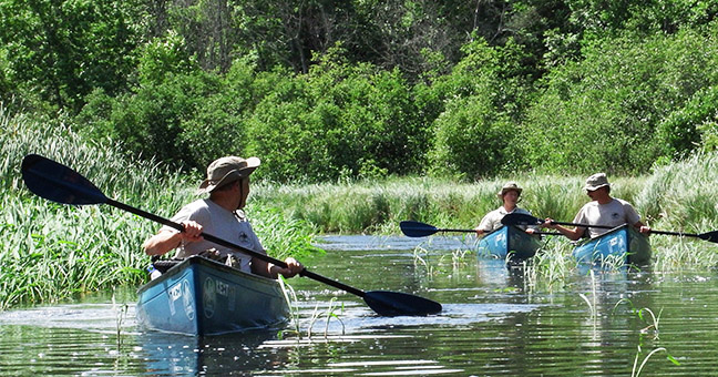 Veterans Canoeing