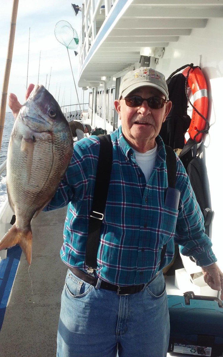 Anglers on the Norma K III have been catching some big porgies on recent trips. 